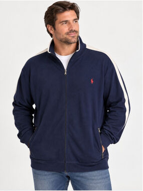 Polo Ralph Lauren Men’s 4XLT Navy Full Zip Track Jacket Red Pony